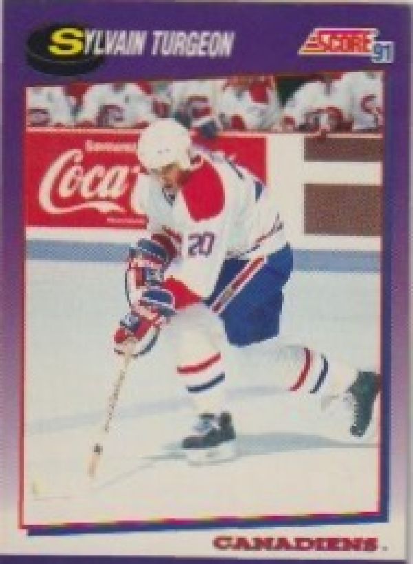 NHL 1991-92 Score American - No 208 - Sylvain Turgeon