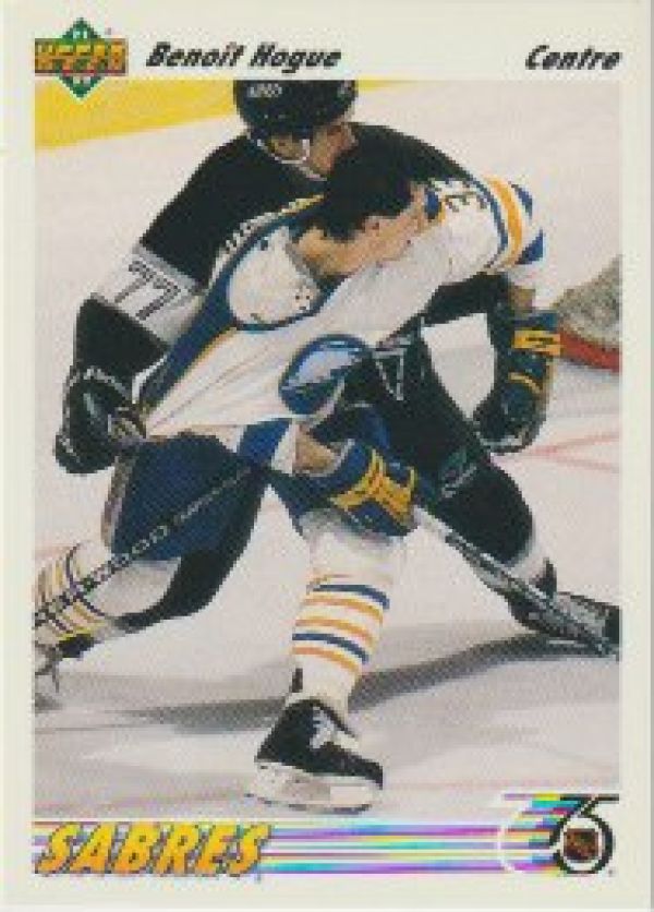 NHL 1991-92 Upper Deck French - No 159 - Benoit Hogue