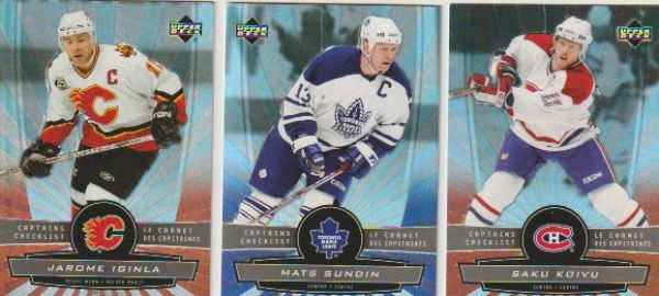 NHL 2006-07 McDonald's Upper Deck - No 1 - 50 komplettes Set