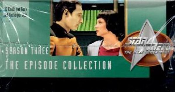 SciFi 1995 SkyBox Star Trek The Next Generation - The Episode Collection - Season Three - Box