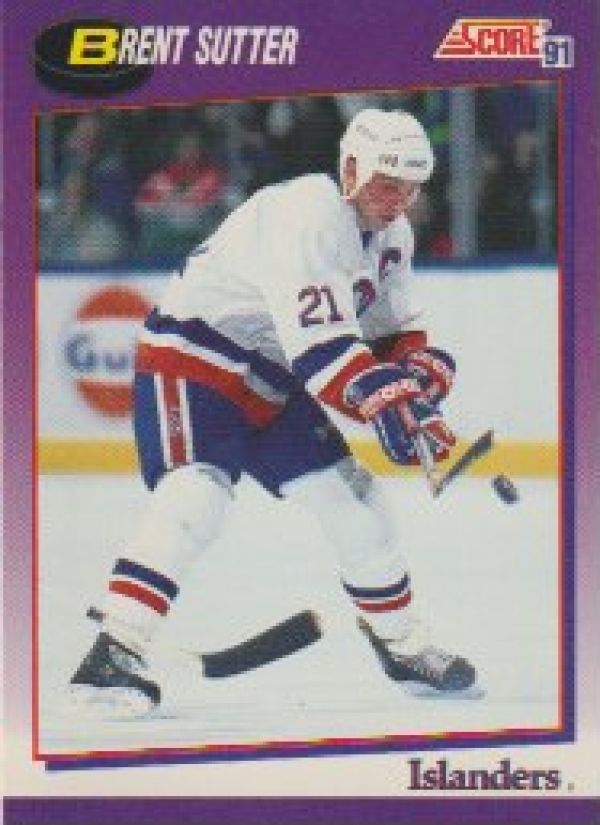 NHL 1991-92 Score American - No 243 - Brent Sutter