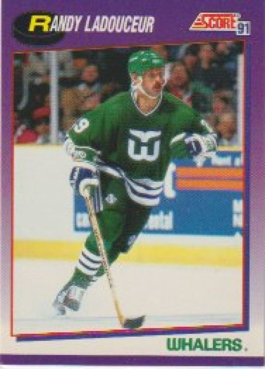 NHL 1991-92 Score American - No 436 - Randy Ladouceur