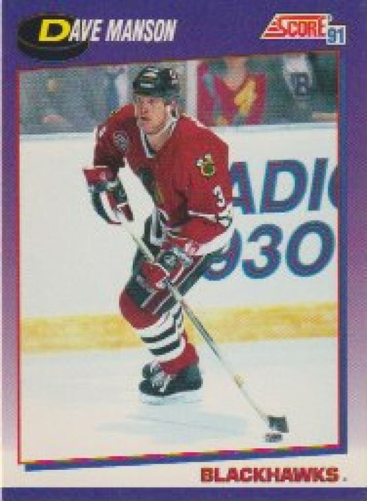 NHL 1991-92 Score American - No 152 - Dave Manson