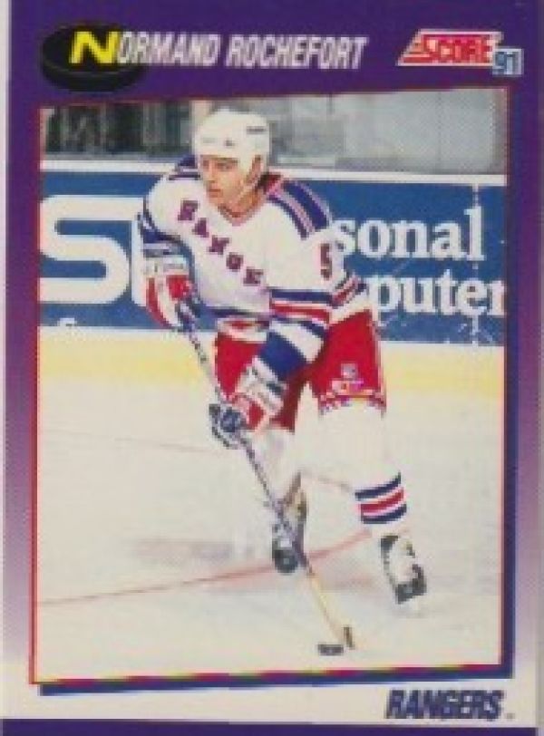 NHL 1991-92 Score American - No 171 - Normand Rochefort