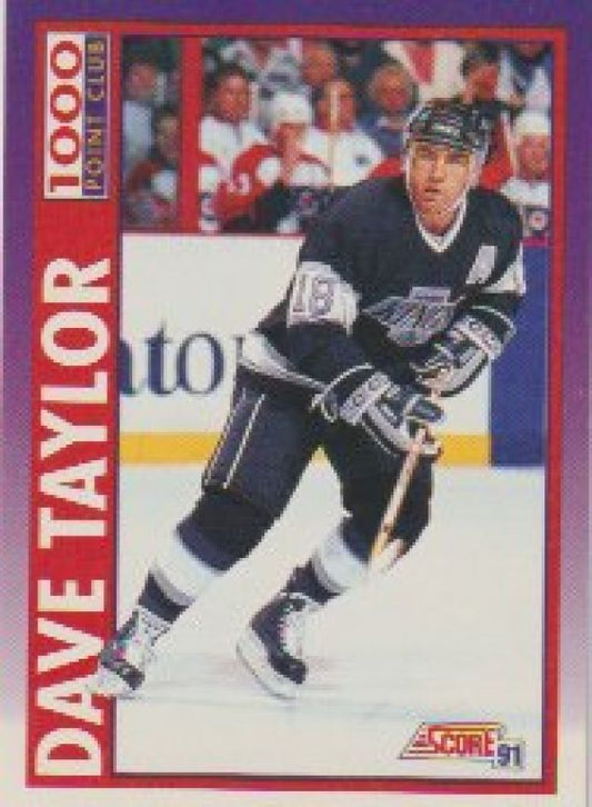 NHL 1991-92 Score American - No 374 - Dave Taylor