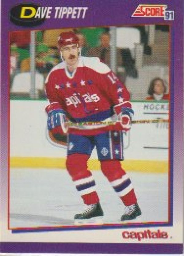 NHL 1991-92 Score American - No 437 - Dave Tippett