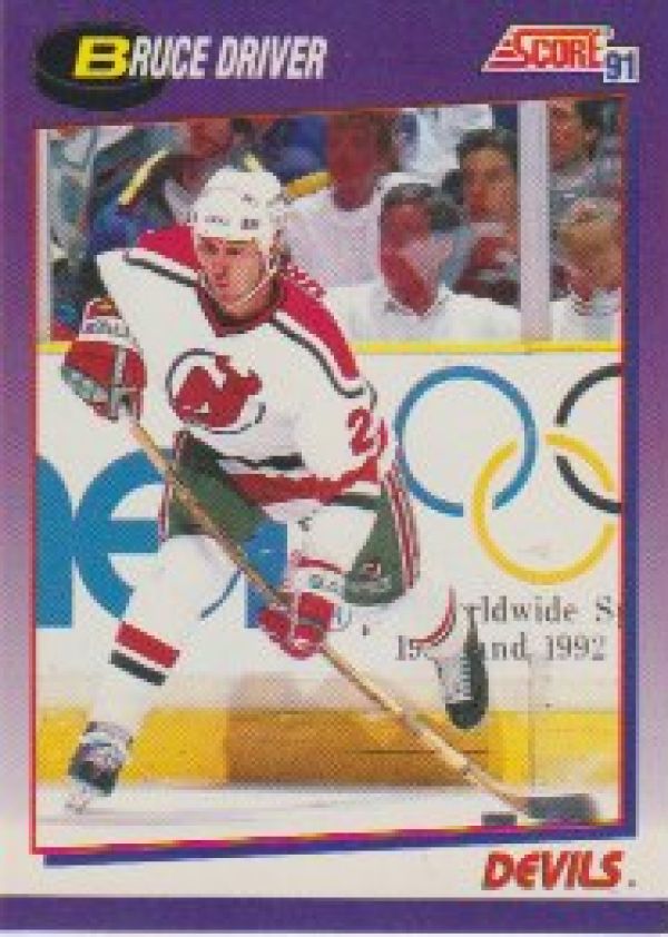 NHL 1991-92 Score American - No 89 - Bruce Driver