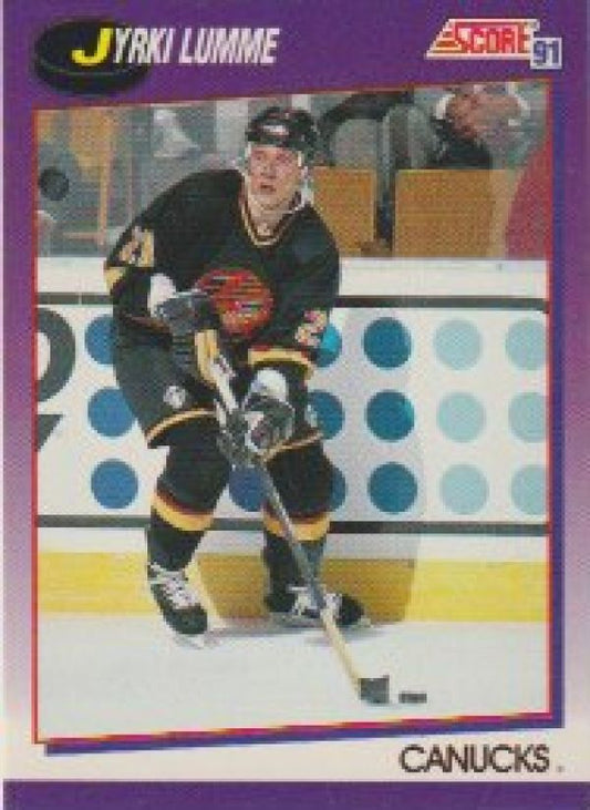 NHL 1991-92 Score American - No 242 - Jyrki Lumme