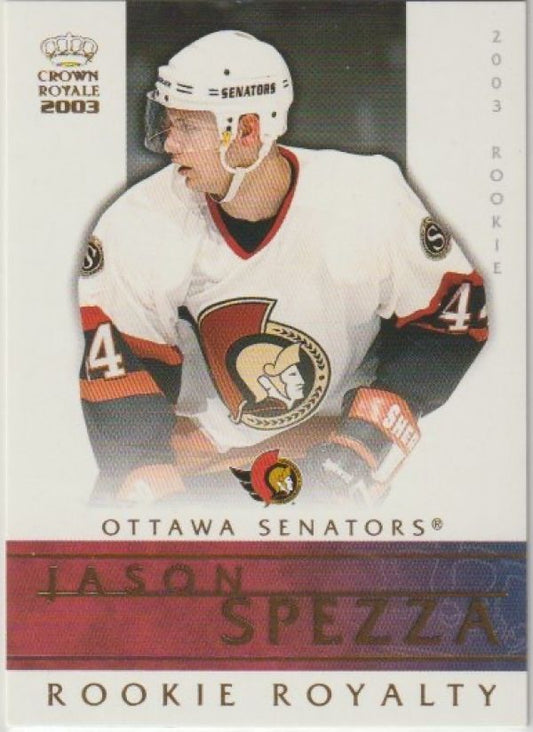 NHL 2002-03 Crown Royale Rookie Royalty - No 17 - Jason Spezza