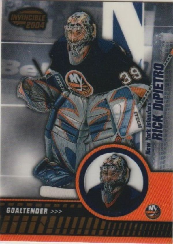 NHL 2003-04 Pacific Invincible - No 60 - Rick DiPietro