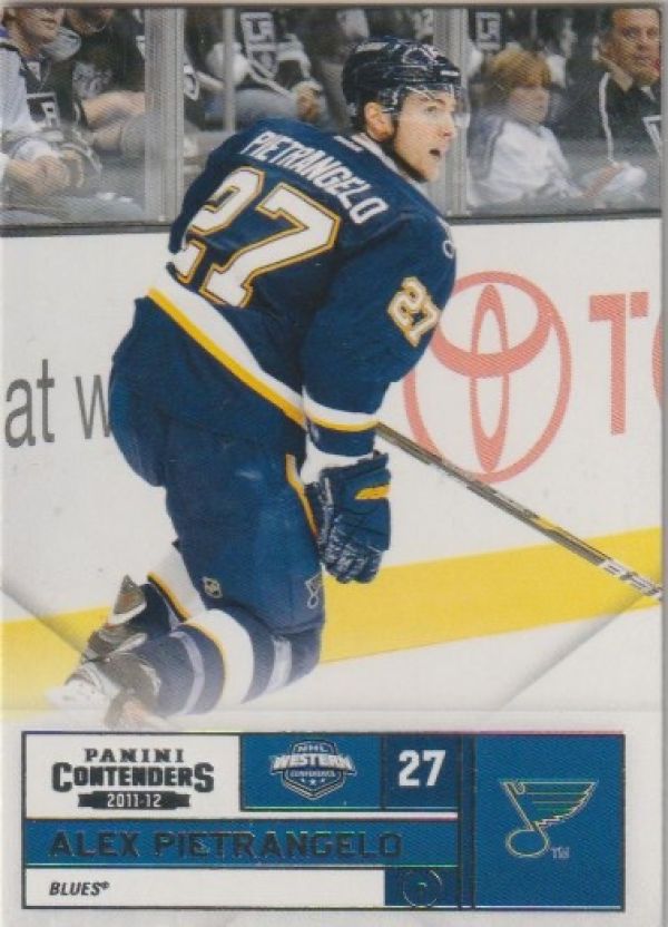 NHL 2011-12 Panini Contenders - No 27 - Alex Pietrangelo