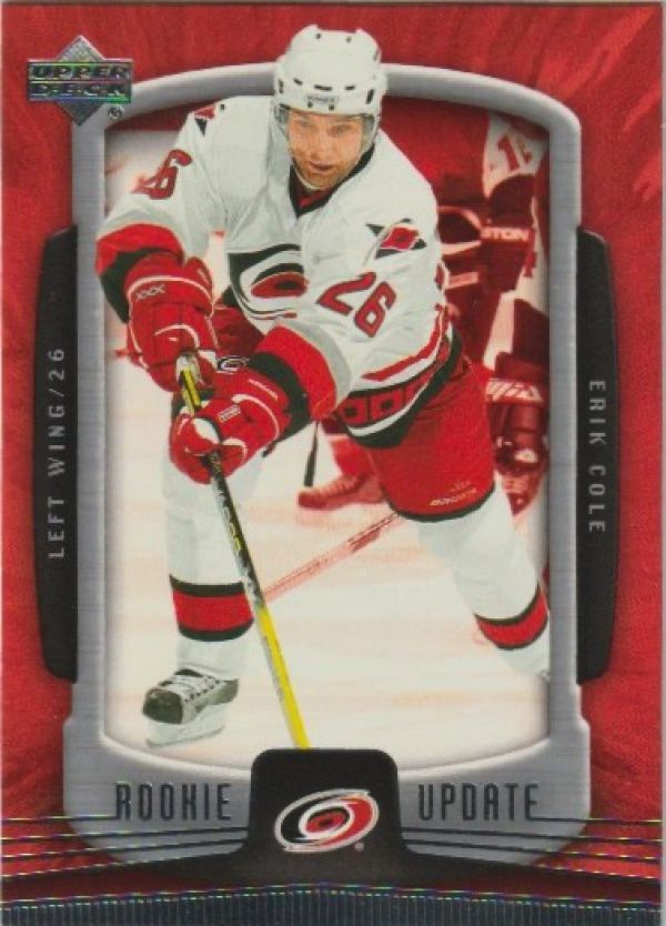 NHL 2005-06 Upper Deck Rookie Update - No 19 - Erik Cole