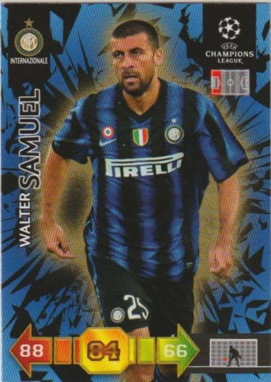 Football 2010-11 Panini Adrenalyn XL Champions League - No 119 - Walter Samuel