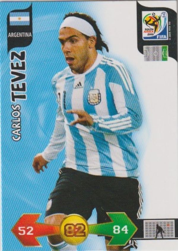 Soccer 2010 Panini Adrenalyn XL FIFA World Cup South Africa - No 17 - Carlos Tevez