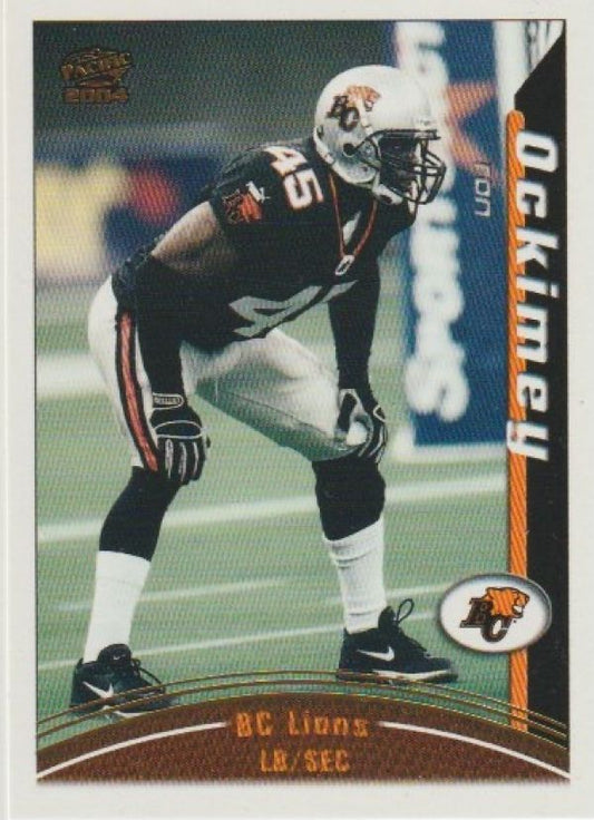 NFL 2004 Pacific CFL - No 9 - Ron Ockimey