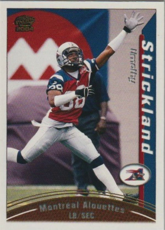 NFL 2004 Pacific CFL - No 61 - Timothy Strickland
