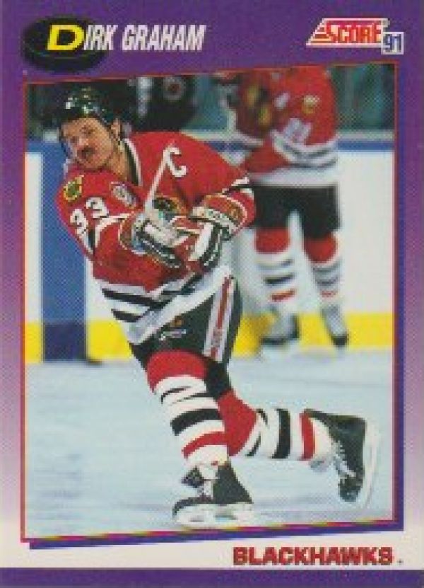 NHL 1991-92 Score American - No 15 - Dirk Graham