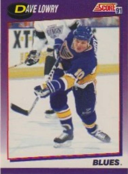 NHL 1991-92 Score American - No 149 - Dave Lowry