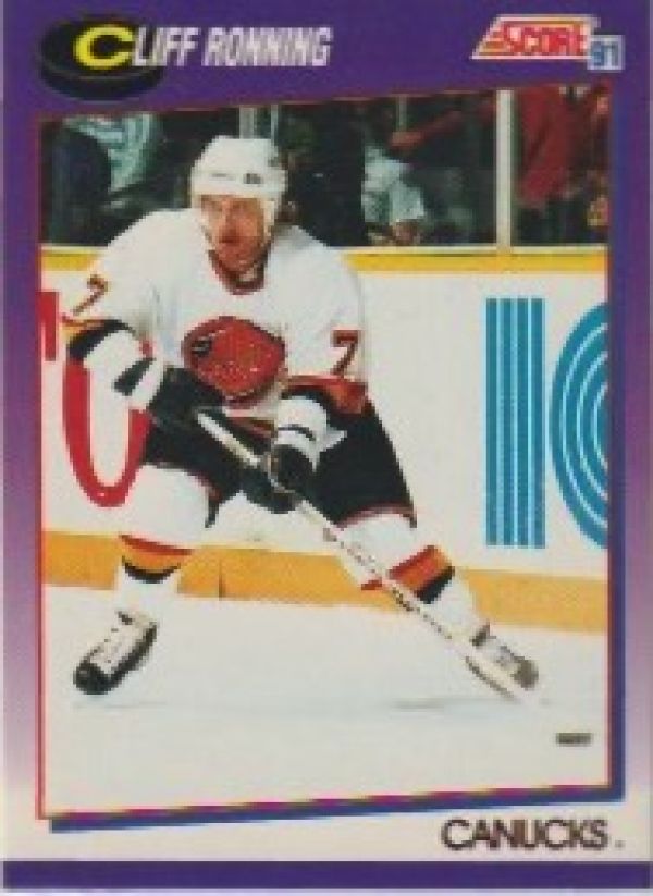 NHL 1991-92 Score American - No 212 - Cliff Ronning