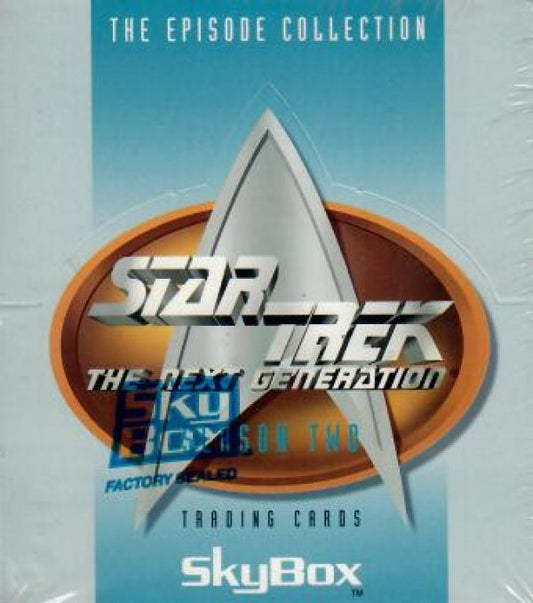 SciFi 1995 SkyBox Star Trek The Next Generation - The Episode Collection - Season Two - Box