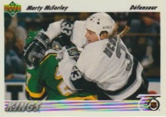 NHL 1991-92 Upper Deck French - No 199 - Marty McSorley