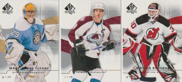 NHL 2008-09 SP Authentic - komplettes Basic Set No 1-100