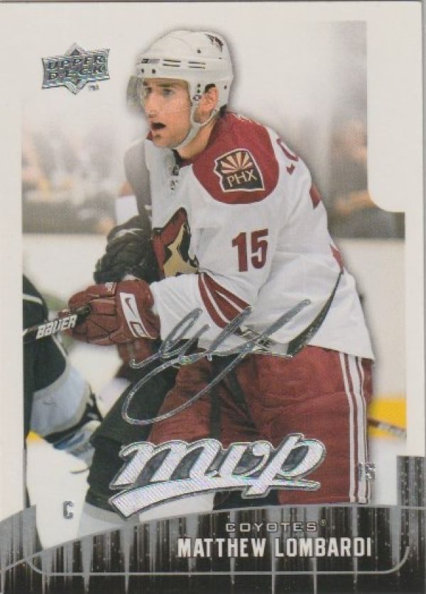 NHL 2009-10 Upper Deck MVP - No. 71 - Matthew Lombardi