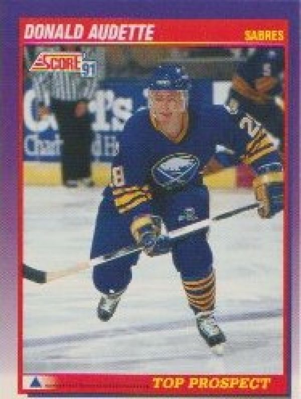 NHL 1991-92 Score American - No 389 - Donald Audette