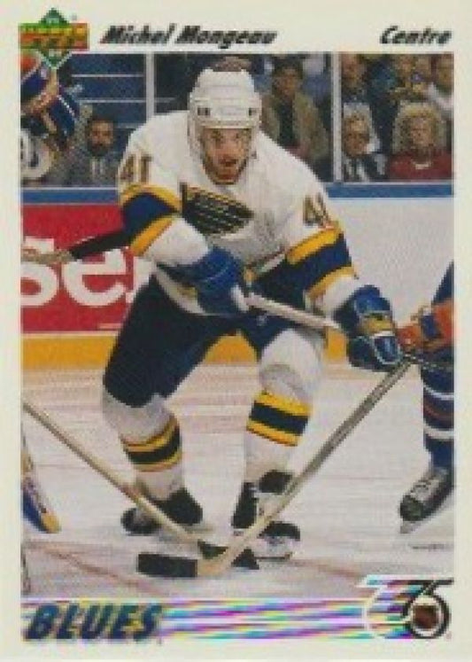 NHL 1991-92 Upper Deck French - No 213 - Michel Mongeau