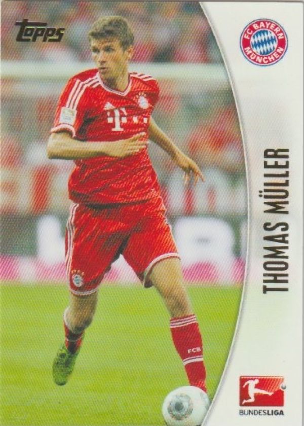 Soccer 2013-14 Topps Chrome - No 166 - Thomas Müller