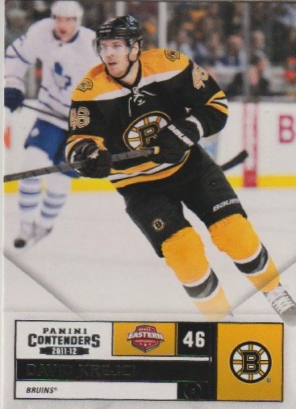 NHL 2011-12 Panini Contenders - No 46 - David Krejci