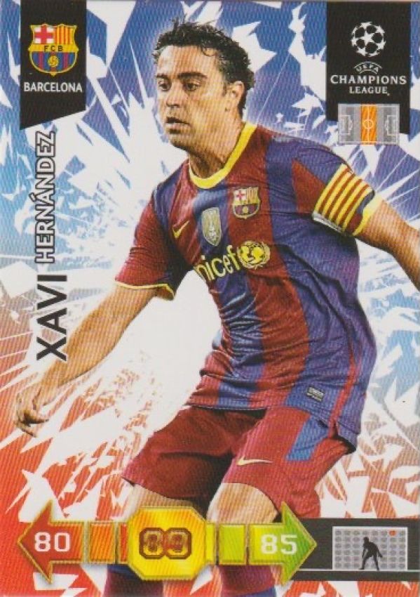 Football 2010-11 Panini Adrenalyn XL Champions League - No 23 - Xavi Hernandez