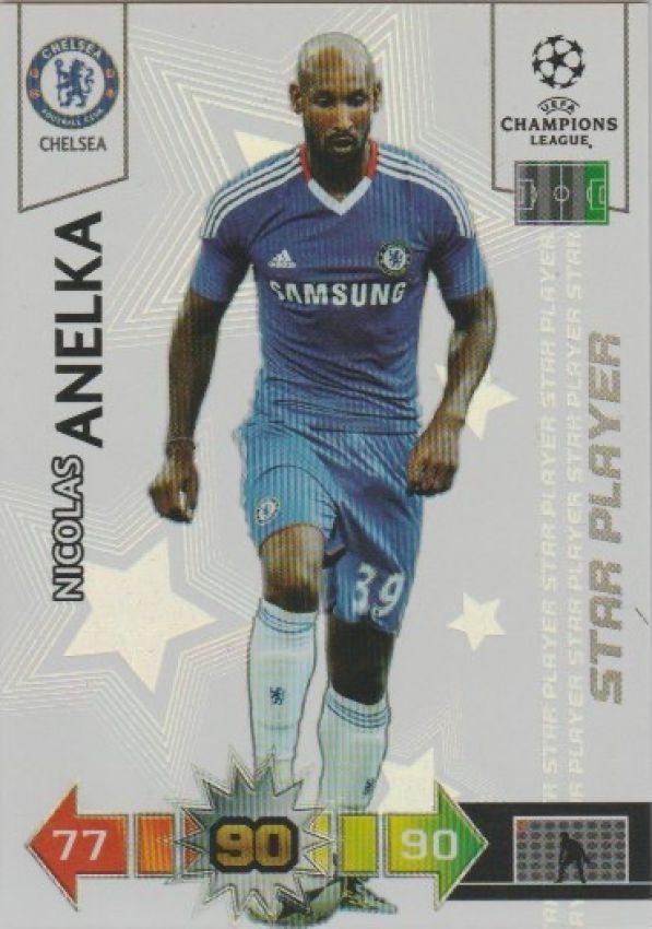 Football 2010-11 Panini Adrenalyn XL Champions League - No 115 - Nicolas Anelka