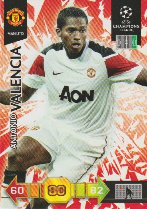 Fussball 2010-11 Panini Adrenalyn XL Champions League - No 164 - Antonio Valencia