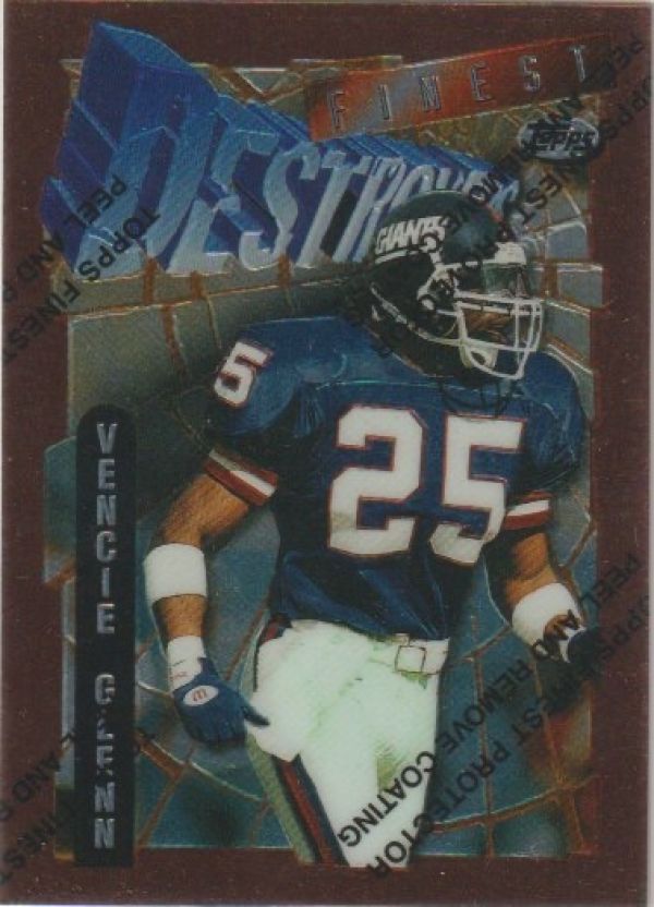 NFL 1996 Finest - No 55 - Vencie Glenn