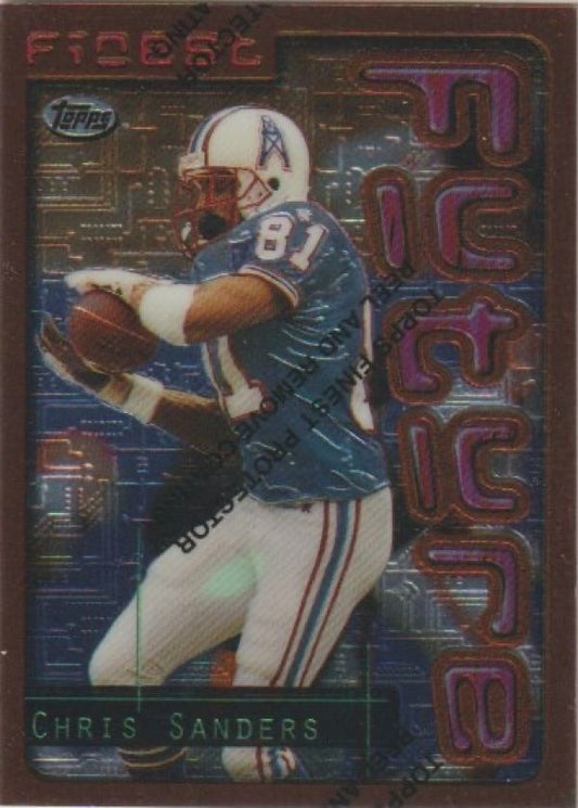 NFL 1996 Finest - No 136 - Chris Sanders