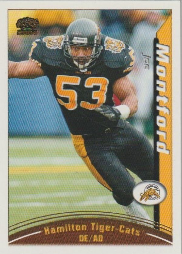 NFL 2004 Pacific CFL - No 44 - Joe Montford