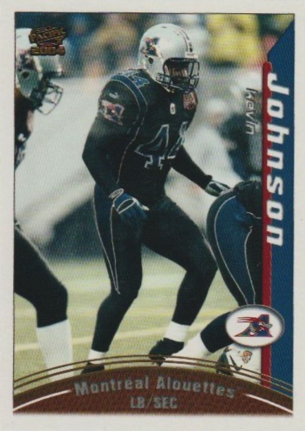 NFL 2004 Pacific CFL - No 57 - Kevin Johnson