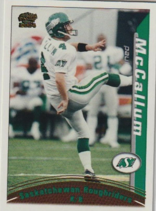 NFL 2004 Pacific CFL - No 81 - Paul McCallum