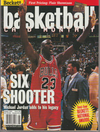 NBA 1998 Monthly Beckett August 1998 - Cover Michael Jordan