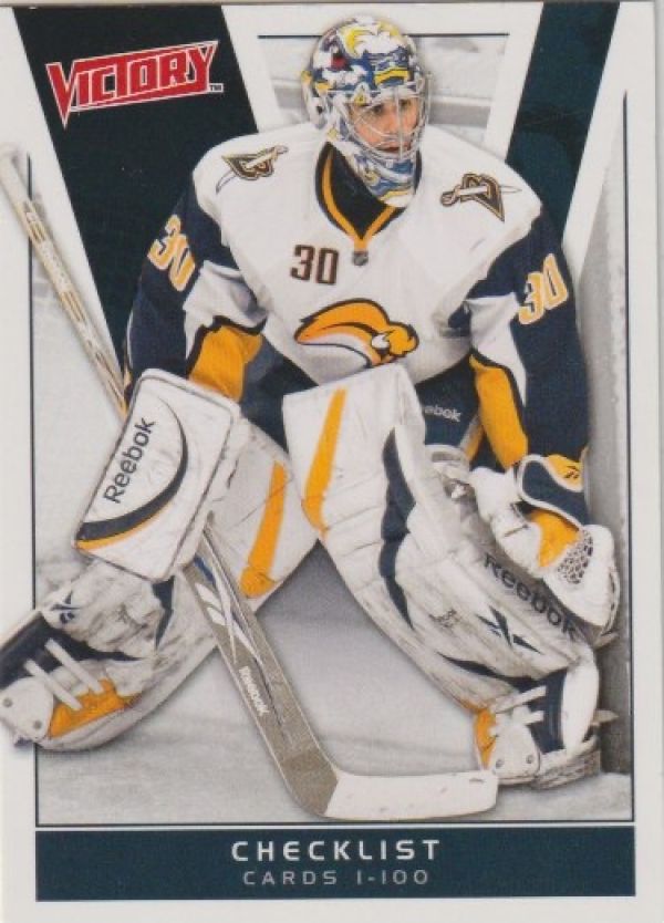 NHL 2010-11 Upper Deck Victory - No 199 - Ryan Miller