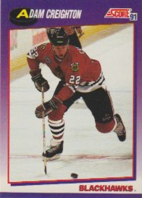 NHL 1991-92 Score American - No 265 - Adam Creighton