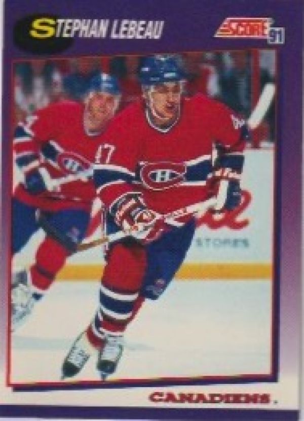 NHL 1991-92 Score American - No 274 - Stephan Lebeau