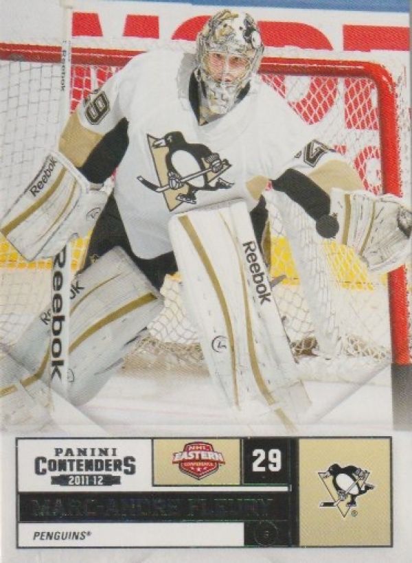 NHL 2011-12 Panini Contenders - No 29 - Marc-Andre Fleury