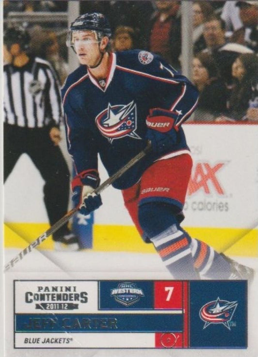 NHL 2011-12 Panini Contenders - No 7 - Jeff Carter