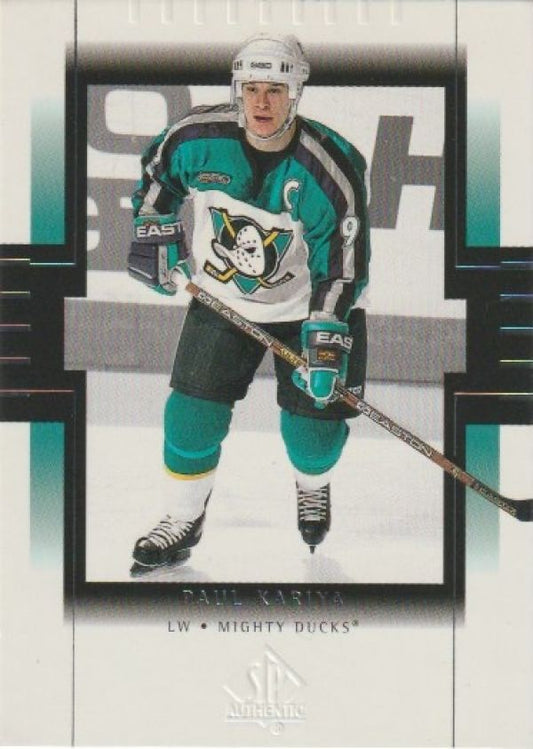 NHL 1999-00 SP Authentic - No 1 - Paul Kariya