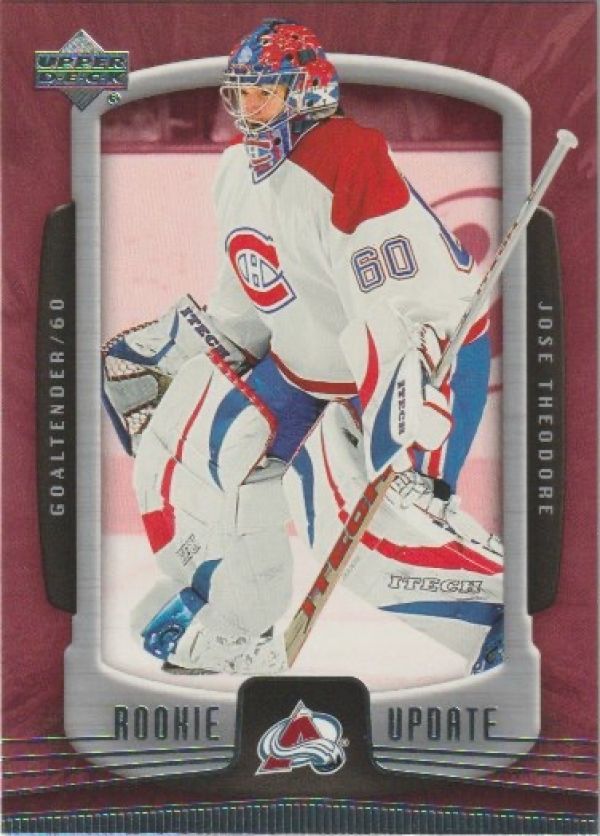 NHL 2005-06 Upper Deck Rookie Update - No 22 - Jose Theodore