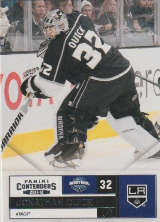 NHL 2011-12 Panini Contenders - No 45 - Jonathan Quick