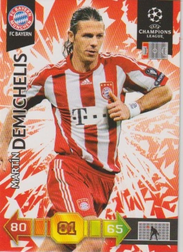 Fussball 2010-11 Panini Adrenalyn XL Champions League - No 41 - Martin Demichelis