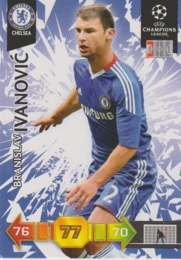 Football 2010-11 Panini Adrenalyn XL Champions League - No 98 - Branislav Ivanovic